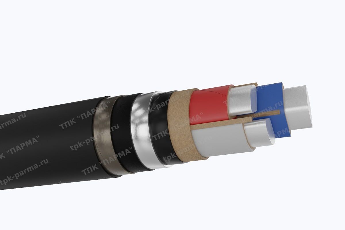 Фотография провода Кабель ЦААШнг 3х185 - 10кВ