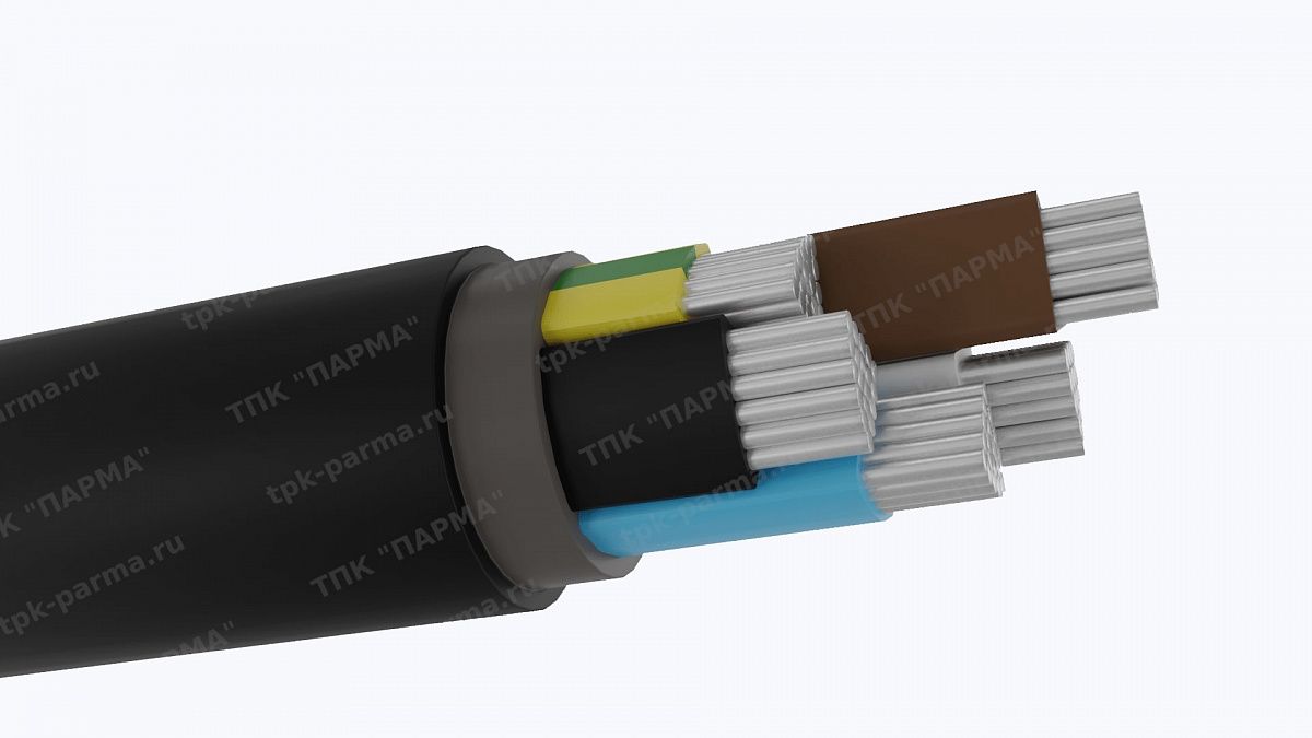 Фотография провода Кабель АВВГнг(A)-LS-ХЛ 5х50 - 1кВ
