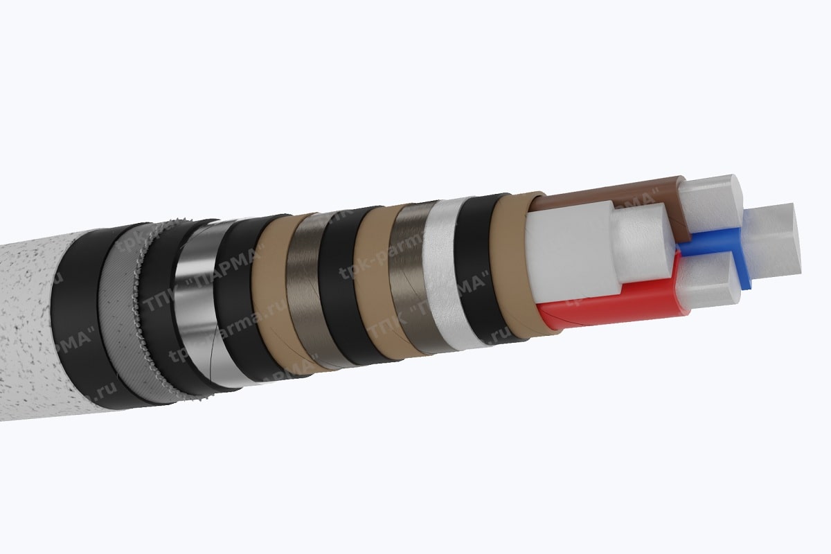 Фотография провода Кабель ЦААБ2л 3х95 - 1кВ