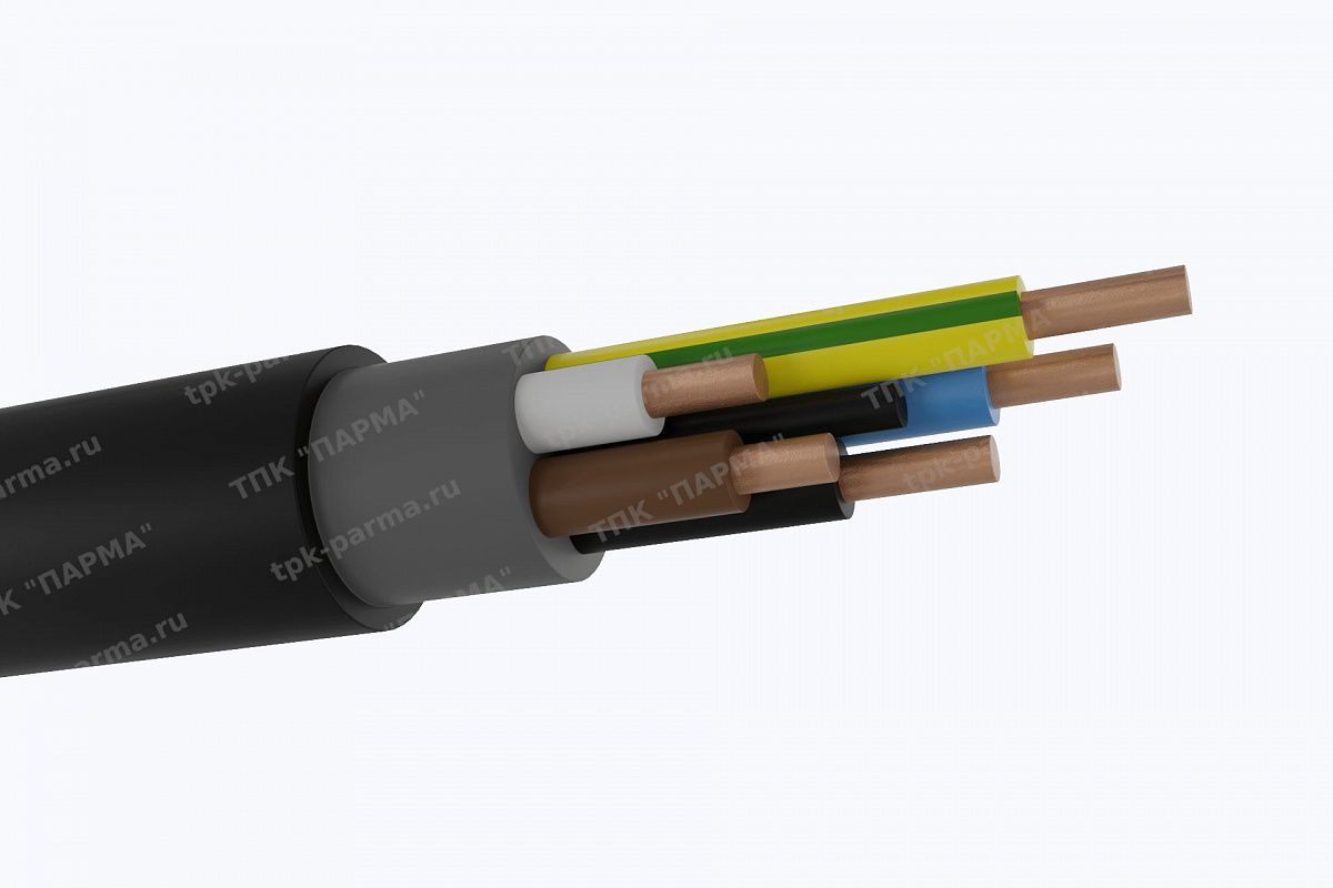 Фотография провода Кабель ВВГнг 5х10