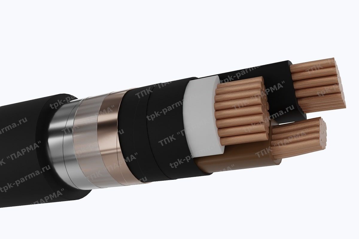 Фотография провода Кабель ПвБПнг(A)-HF 3х25/16 - 10кВ
