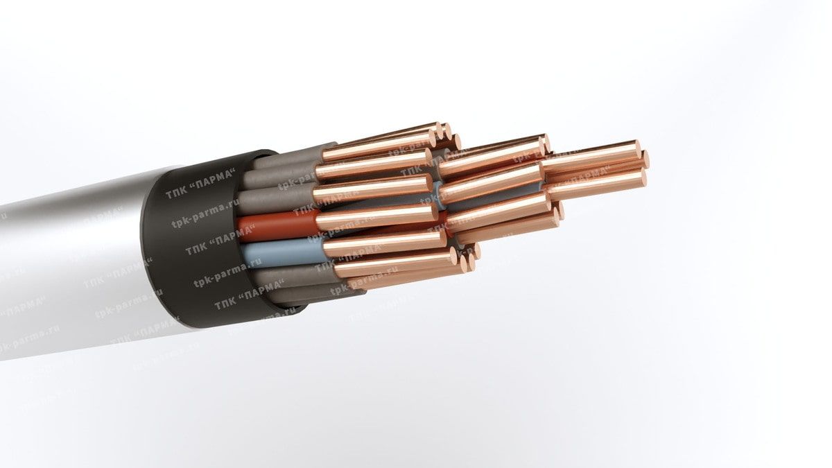 Фотография провода Кабель КВВБбГ 27х2,5