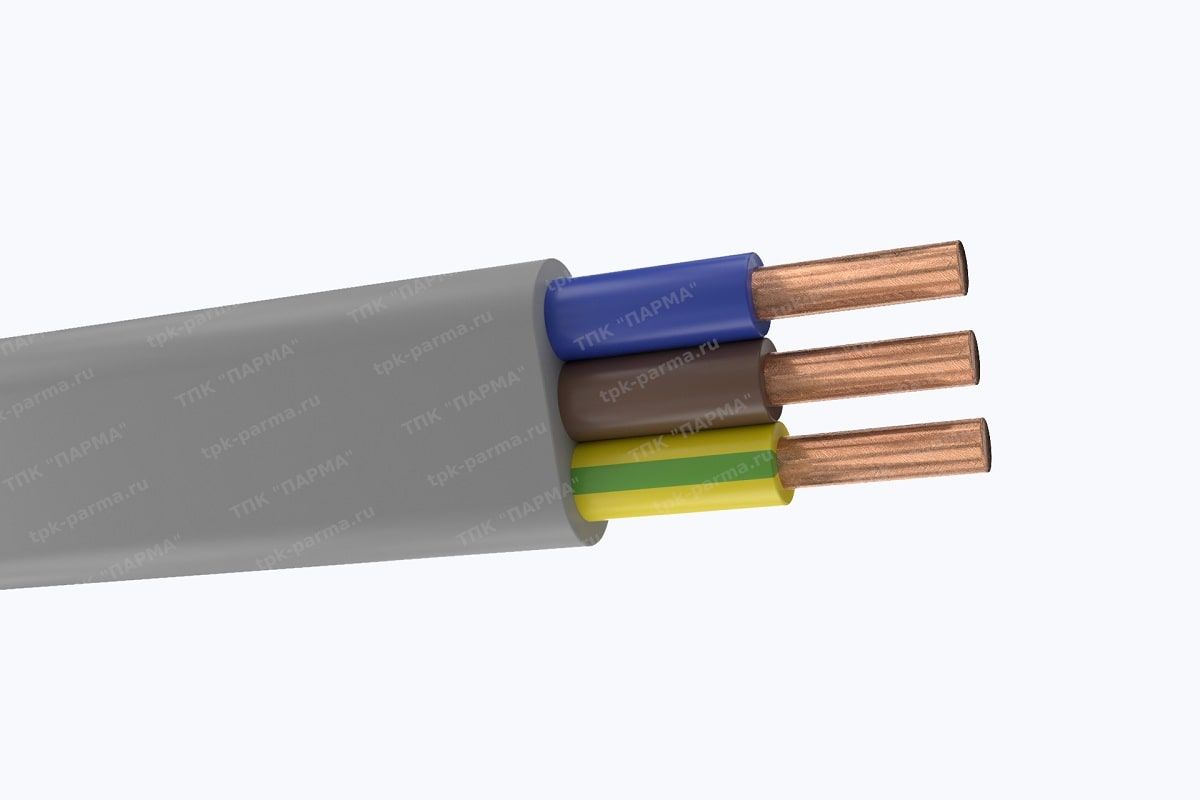 Фотография провода Кабель ПуВВ-ХЛ 3х4